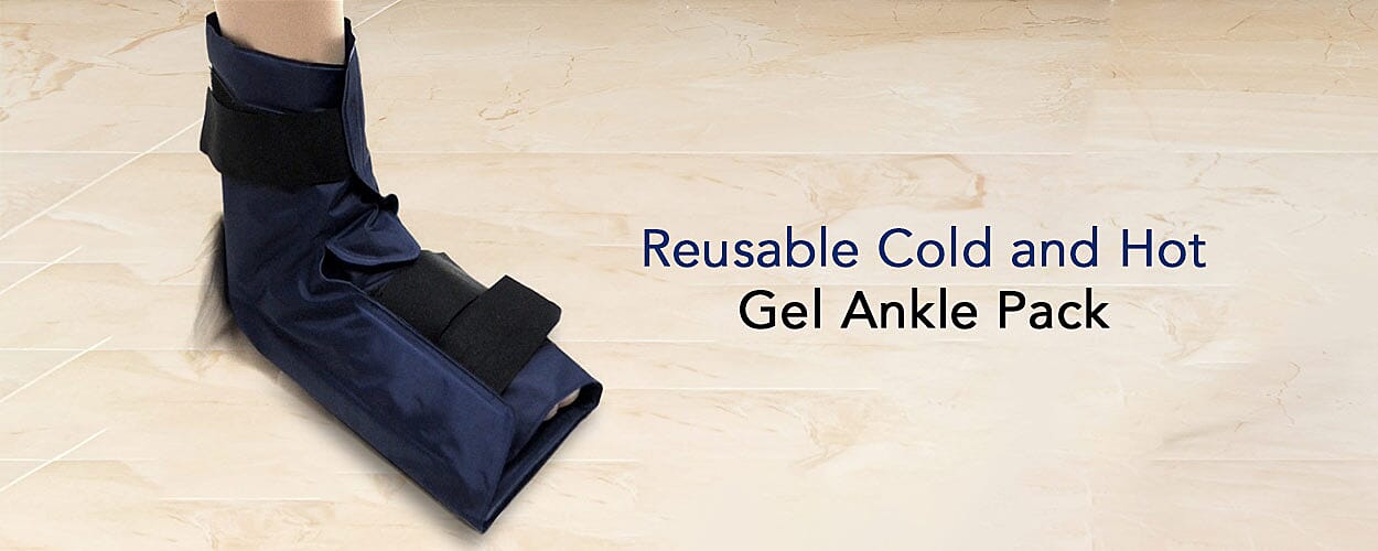 Reusable Cold and Hot Gel Ankle Pack Banner