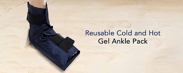 Reusable Cold and Hot Gel Ankle Pack Banner