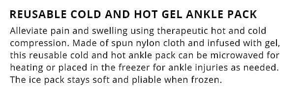 Reusable Cold and Hot Gel Ankle Pack