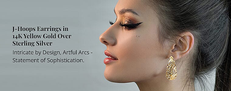 J-Hoops Earrings Banner