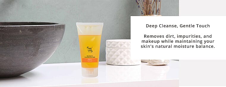 Deep Cleanse, Gentle Touch Banner