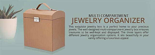 Multi Compartment Jewelry Organizer Banner