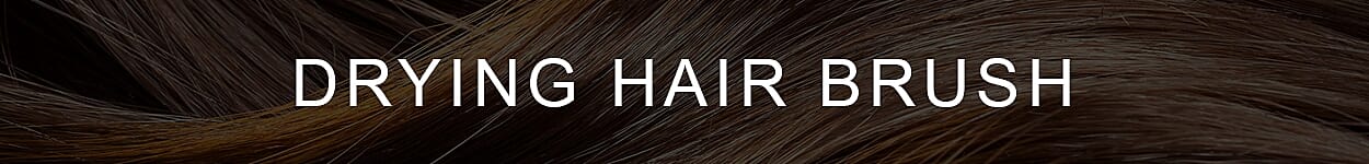 Drying Hair Brush Banner