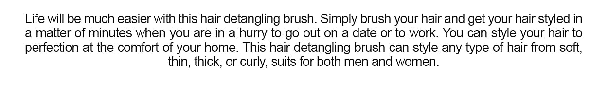 Drying Hair Brush Info