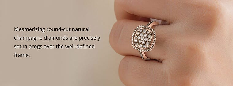 Mesmerizing round-cut Banner