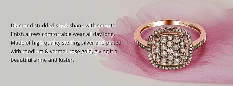 Diamond studded sleek shank Banner