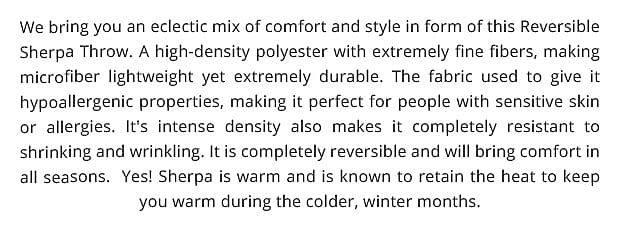 Sherpa Throw Blanket Banner