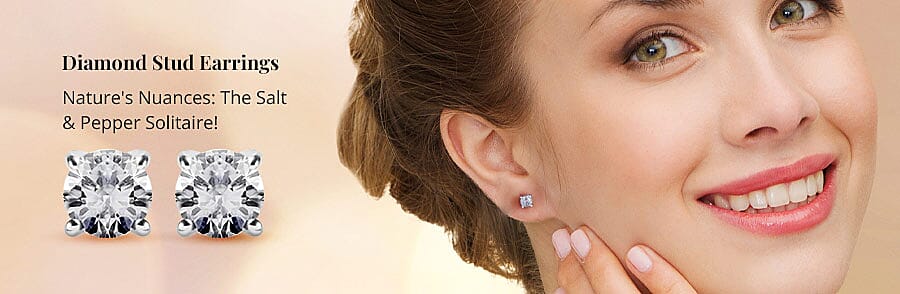 Diamond Stud Earrings Banner