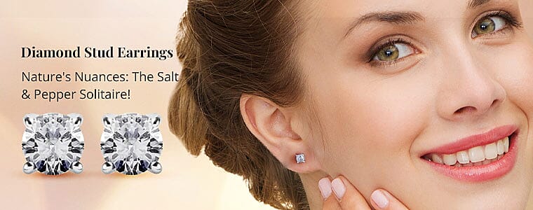 Diamond Stud Earrings Banner