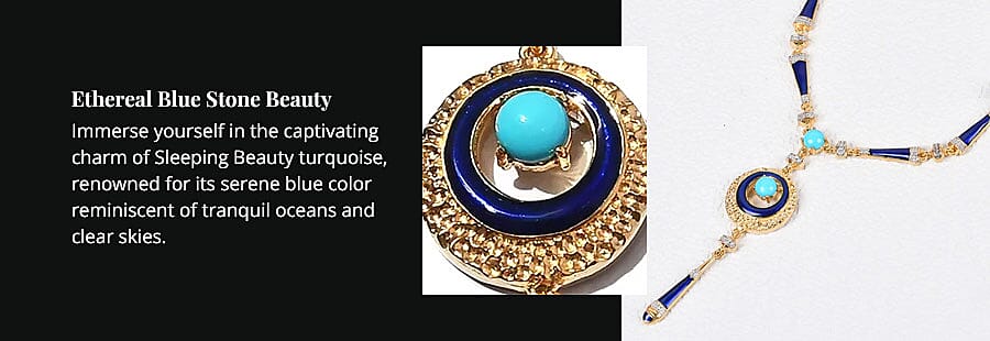 Ethereal Blue Stone Beauty Banner