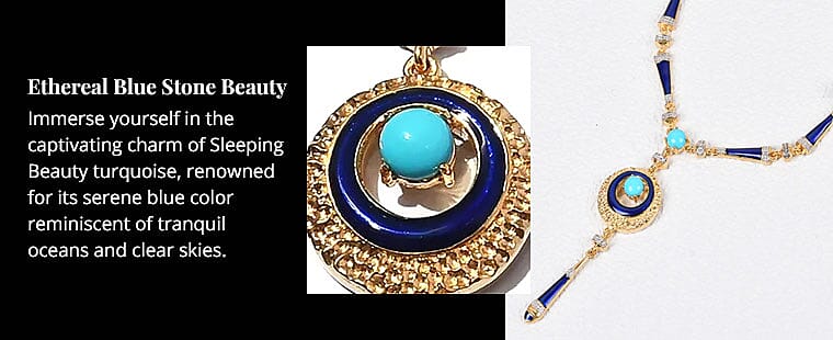 Ethereal Blue Stone Beauty Banner