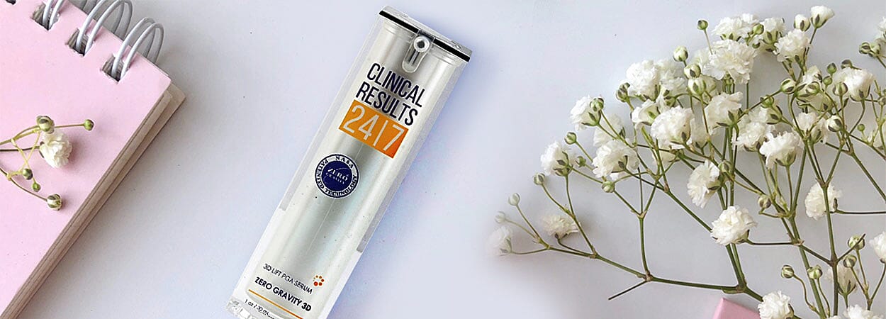  Clinical Results NASA 3D Lift PGA Serum Banner