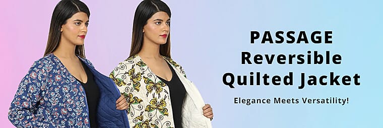 PASSAGE Reversible Quilted Jacket |Banner