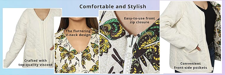 PASSAGE Reversible Quilted Jacket |Banner