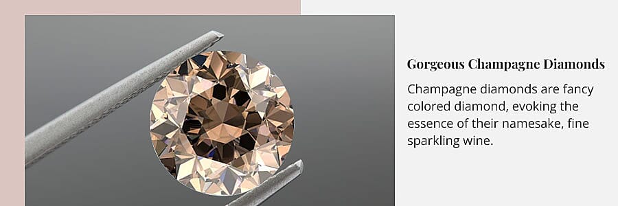 Gorgeous Champagne Diamonds Banner