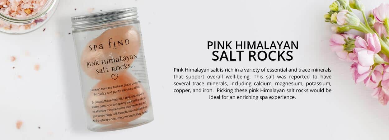 spa find pink himalayan salt rocks