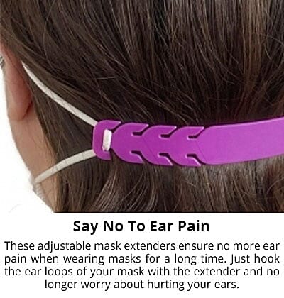 Silicone Adjustable Mask Extender Set