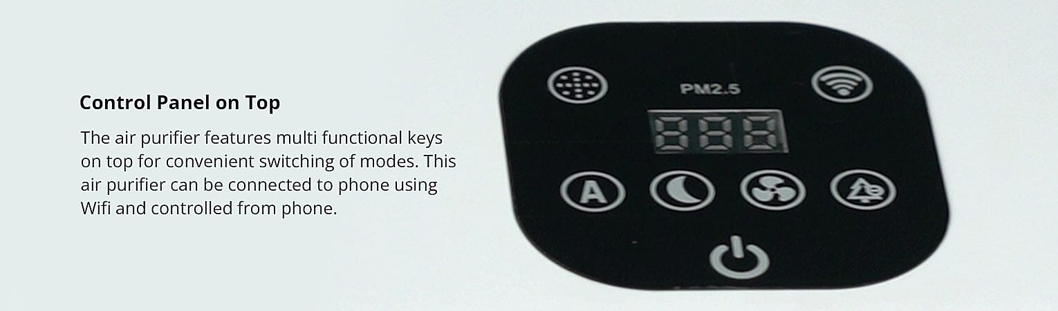 Control Panel on Top Banner