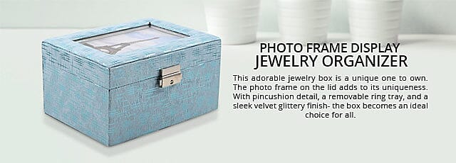 Photo Frame Display Jewelry Organizer Banner