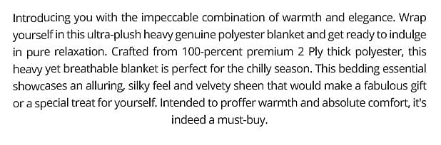 Printed Heavy Blanket Banner