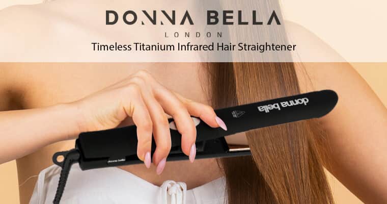 Buy Donna Bella Timeless Titanium Infrared Hair Straightener at ShopLC.