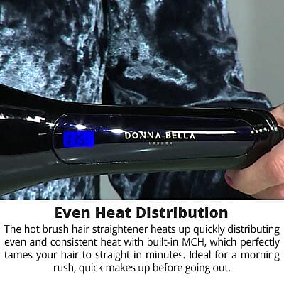 Iron Dual Straightner Brush