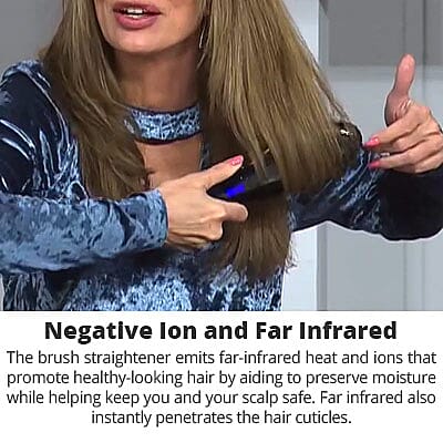 Iron Dual Straightner Brush