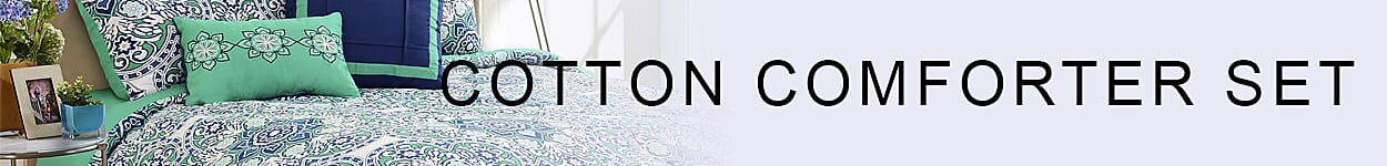 Cotton Comforter Set Banner