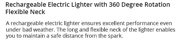 Rechargeable Electric Lighter