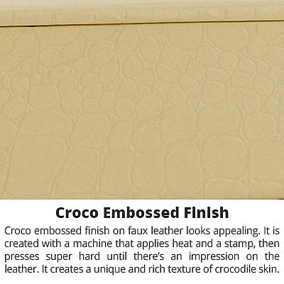 Croco Embossed Finish