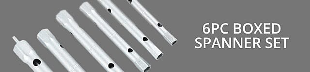 6pc Boxed Spanner Set Banner