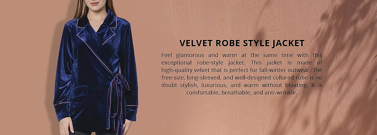 Velvet Robe Style Jacket Banner