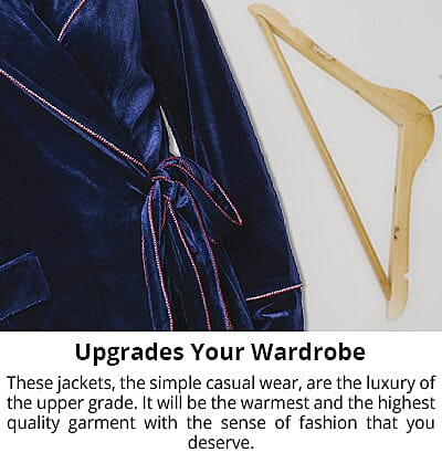 Velvet Robe Style Jacket
