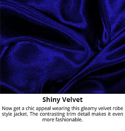 Velvet Robe Style Jacket