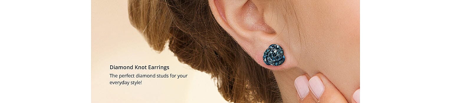 Diamond Knot Earrings Banner