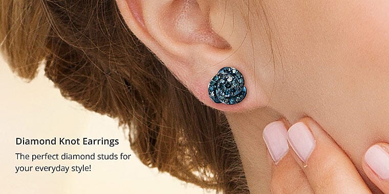 Diamond Knot Earrings Banner