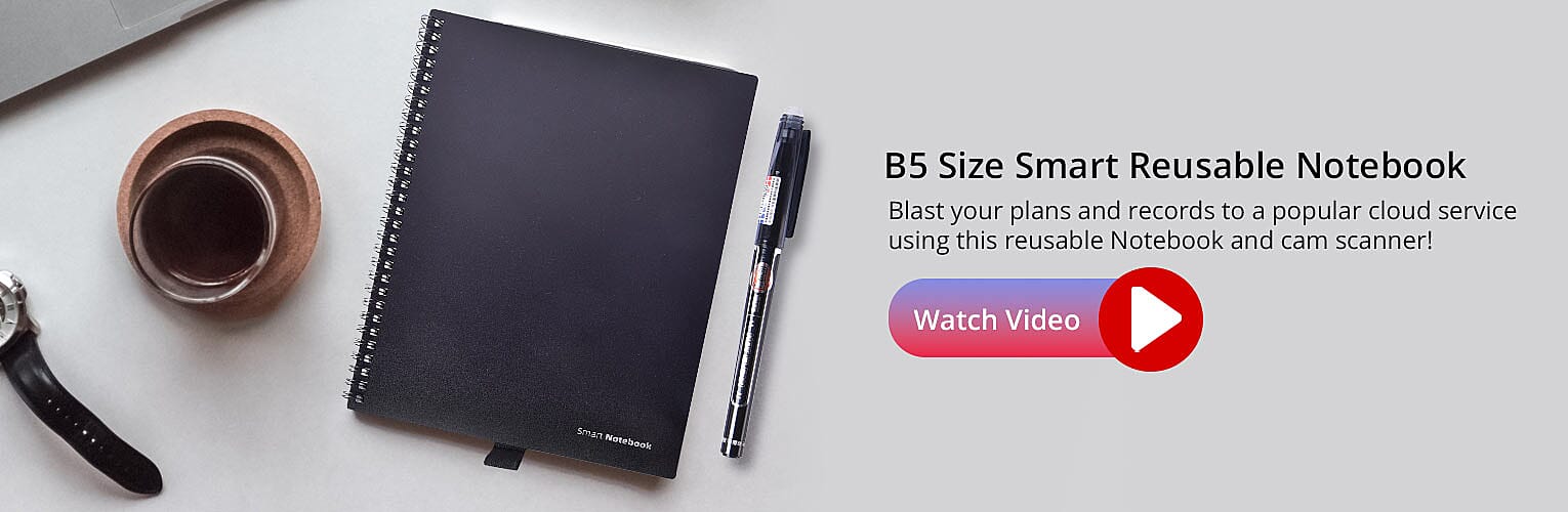 Smart Reusable Notebook Banner