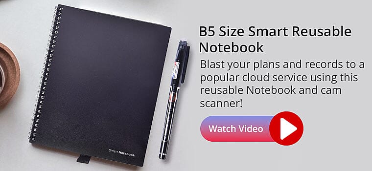Smart Reusable Notebook Banner