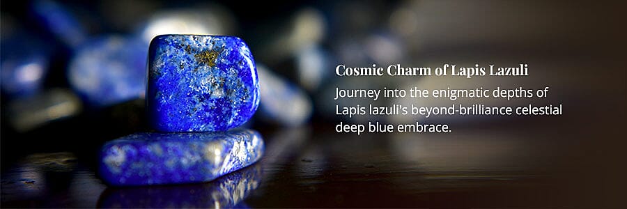 Cosmic Charm of Lapis Lazuli Banner