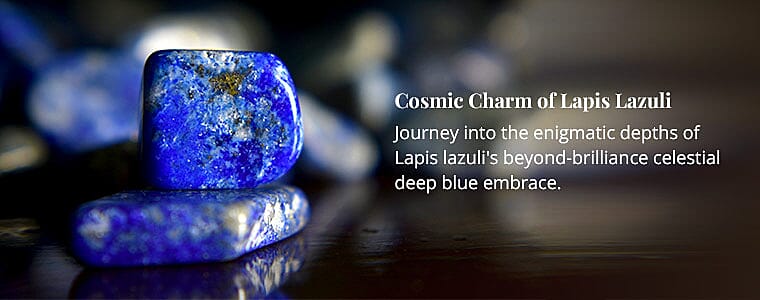 Cosmic Charm of Lapis Lazuli Banner