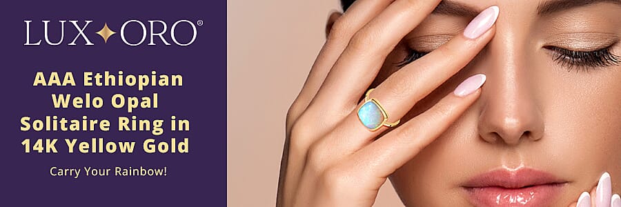 Luxoro AAA Ethiopian Welo Opal  Banner