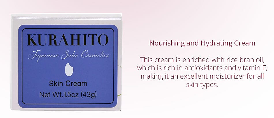 Kurahito Cream Made from Japanese Rice  Banner