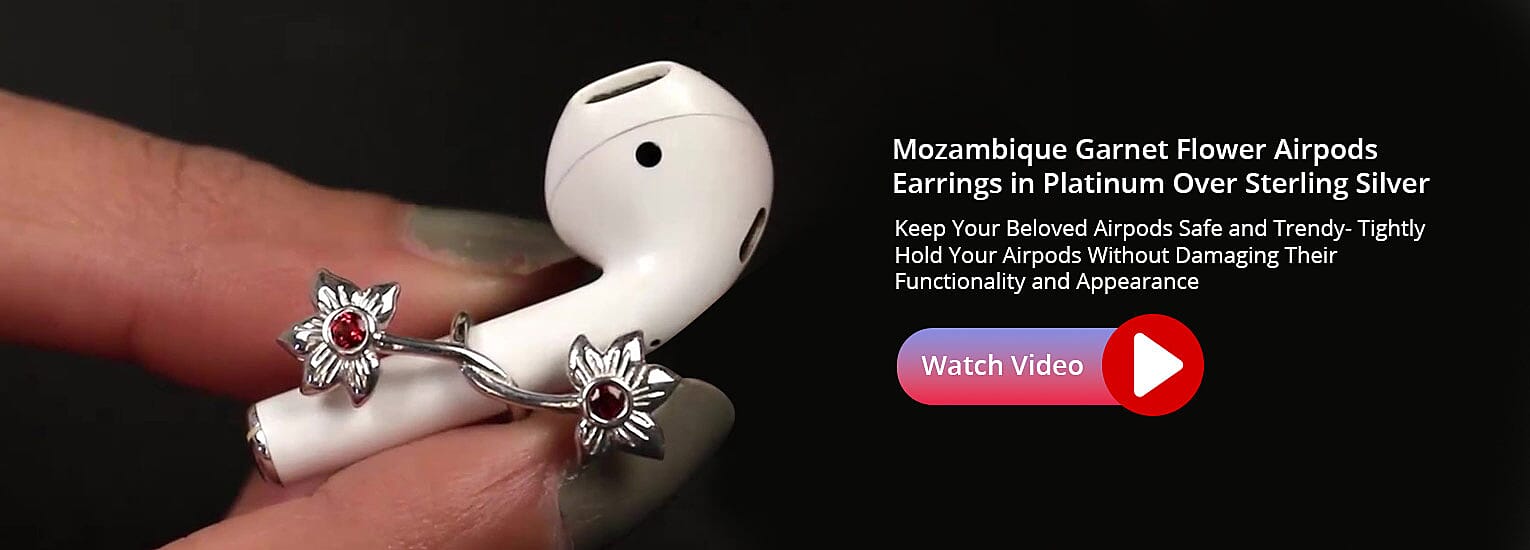 Flower Airpods Earrings Banner
