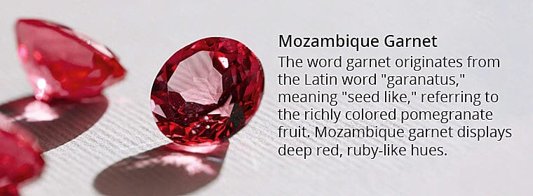 Mozambique Garnet Banner