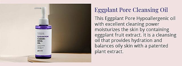 Eggplant Pore Cleansing Oil Banner