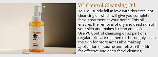 VC Control Cleansing Oil Banner