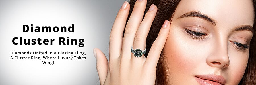 Diamond Cluster Ring  Banner