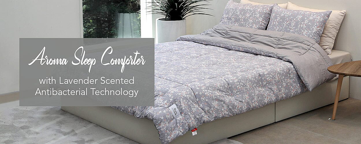 Aroma Sleep Comforter Banner