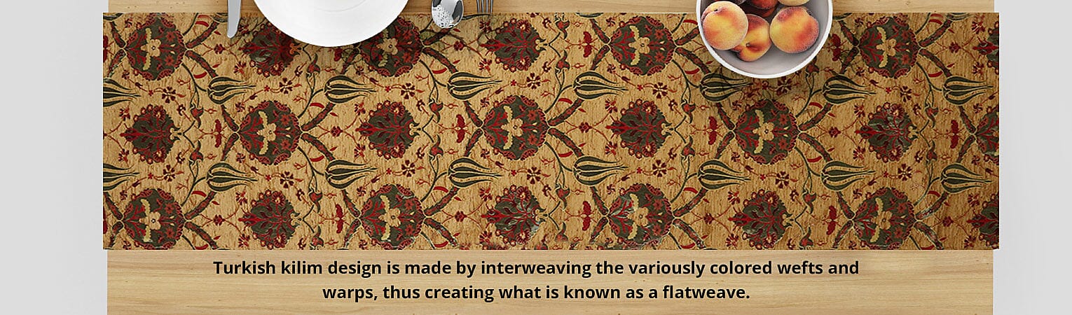 Turkish kilim design Banner