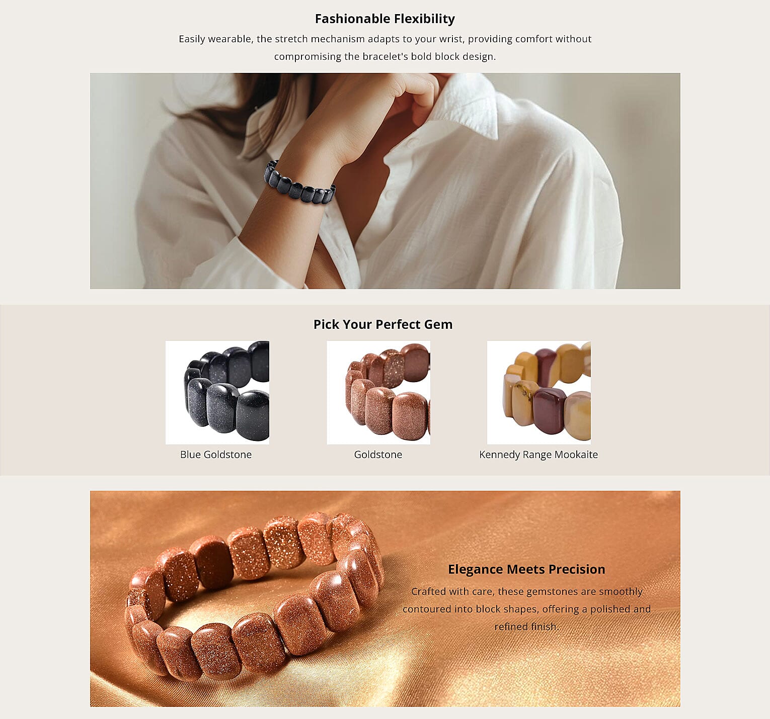 Block Stretch Bracelet Banner